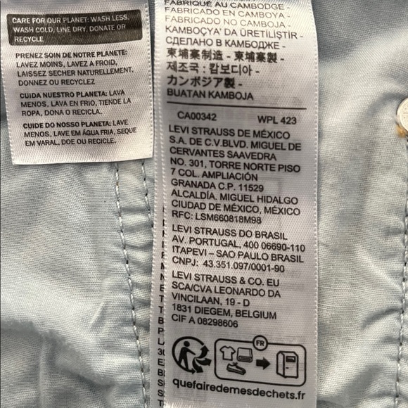 Levi’s xl balloon jeans w tie - Picture 6 of 8